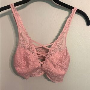 VS Pink Lace Bralette